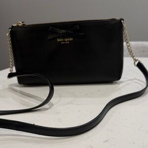 Kate Spade Black Leather Crossbody Bag